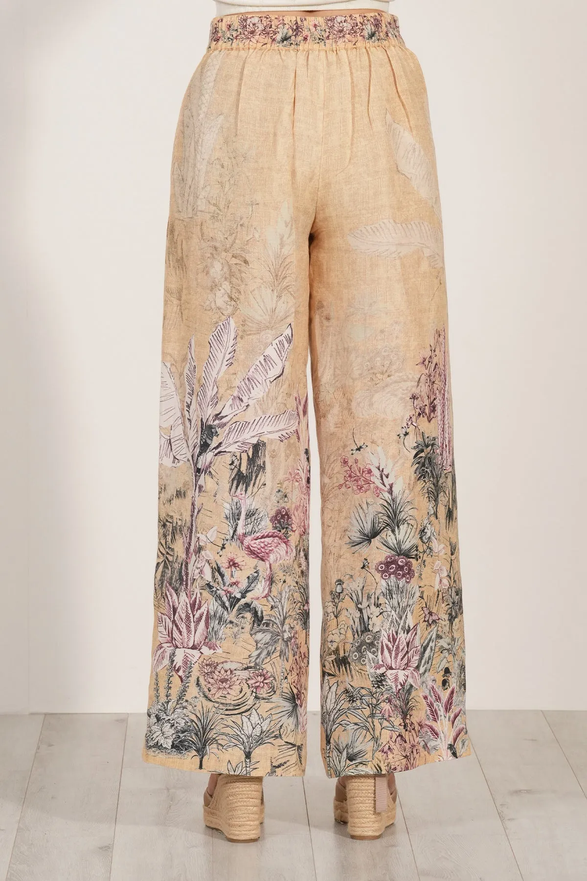 Petra gold blouse and fioria pants
