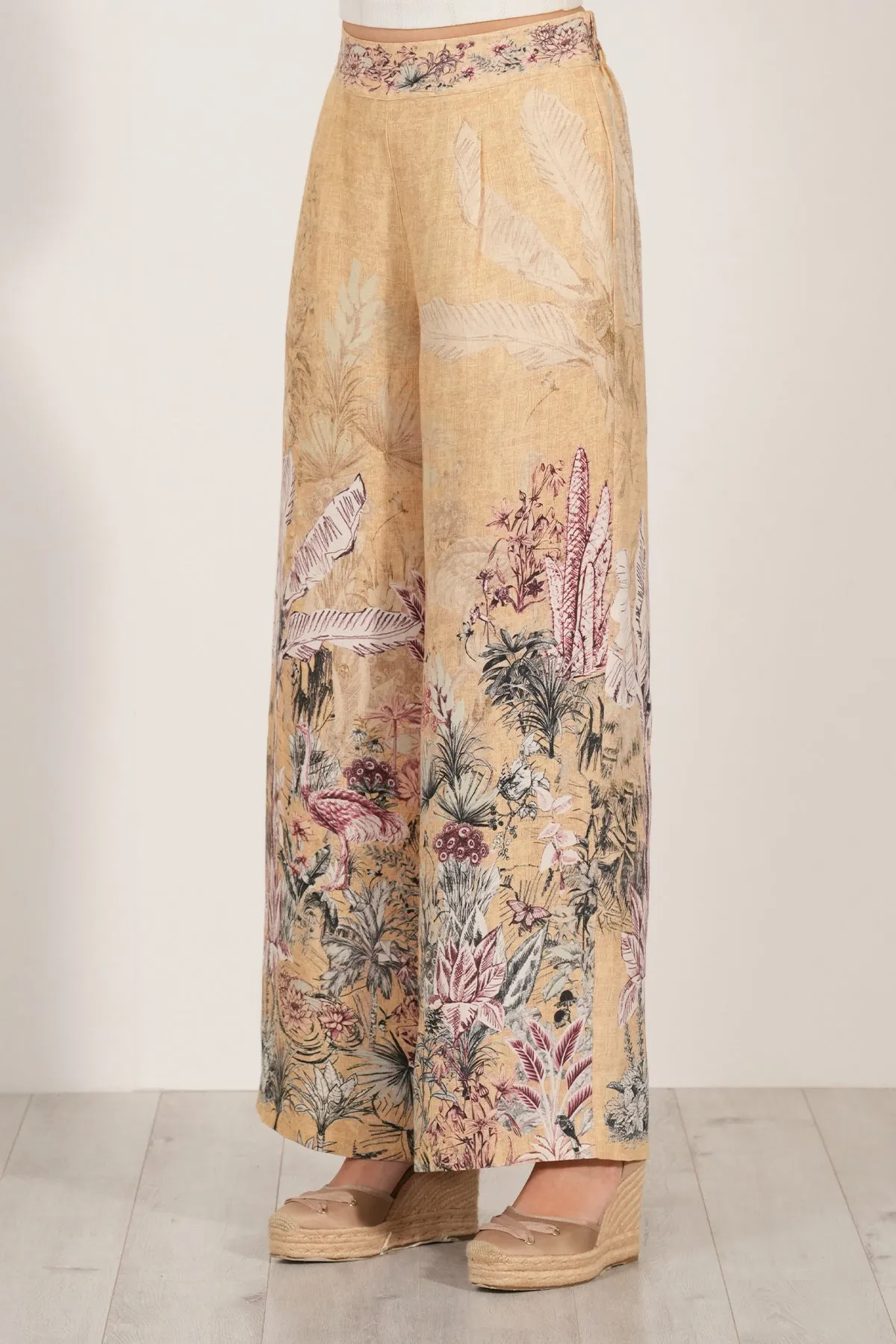 Petra gold blouse and fioria pants