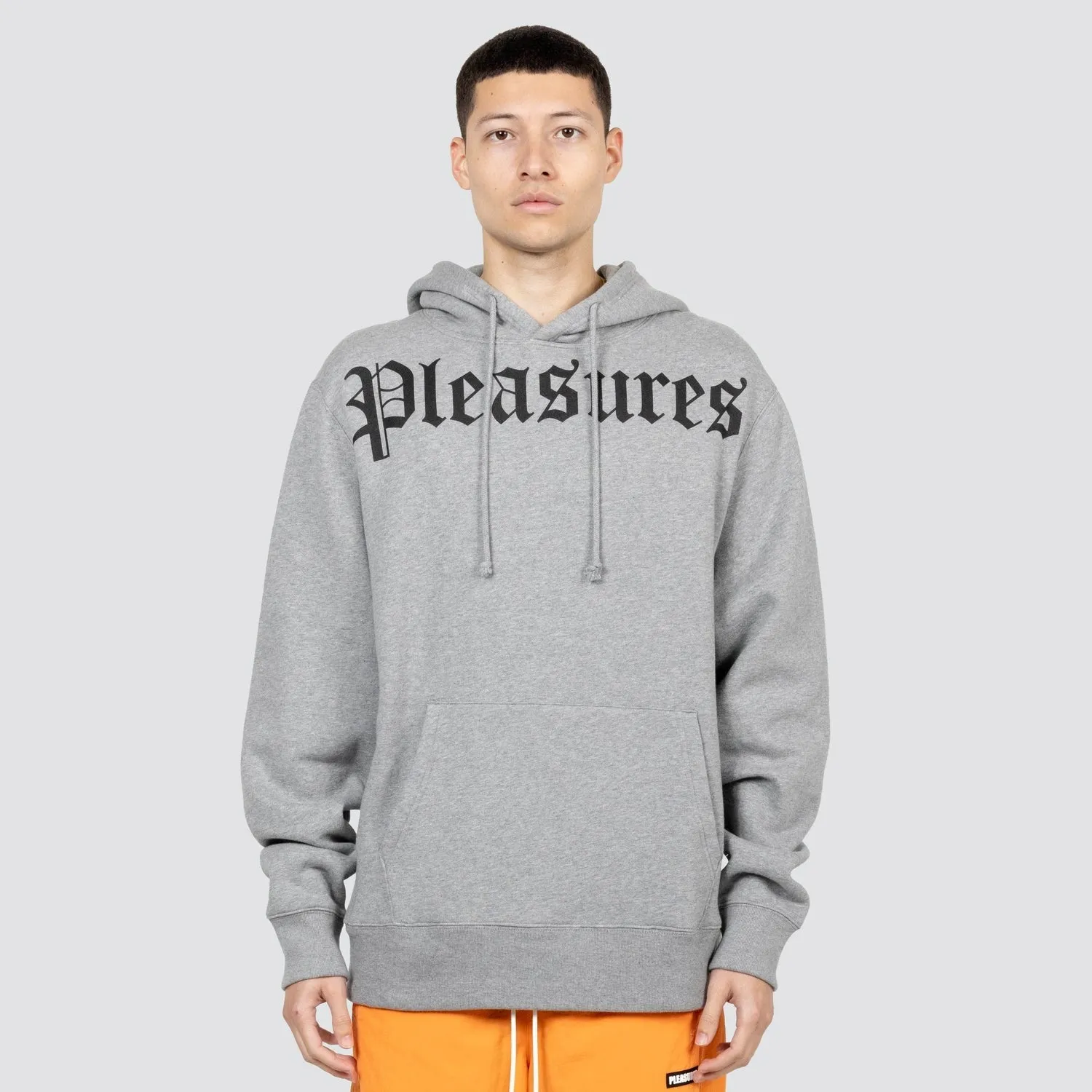 Pleasures Men Pub Hoodie Heather Grey