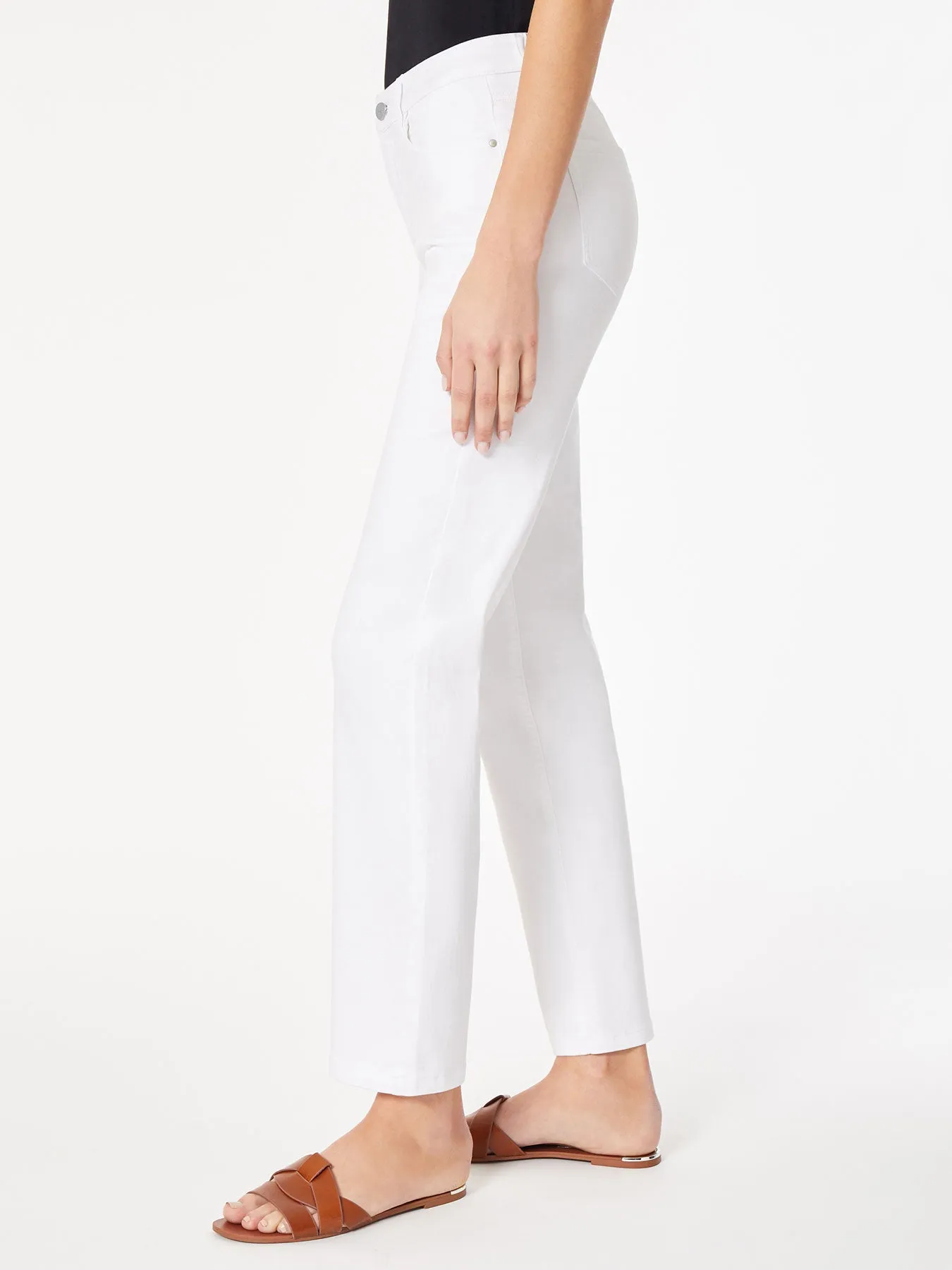 Plus Lexington Straight Leg Jeans, Soft White