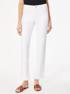 Plus Lexington Straight Leg Jeans, Soft White