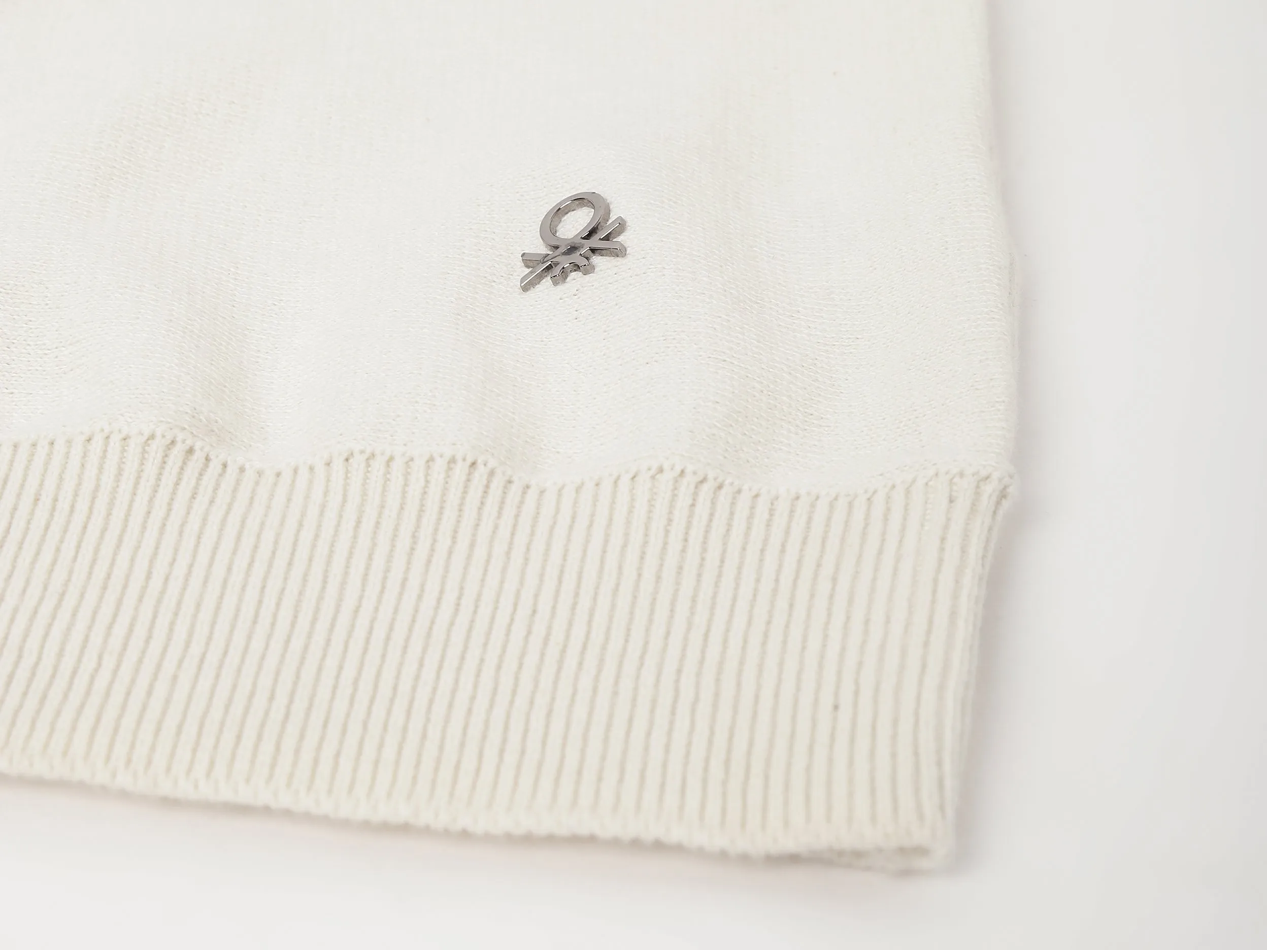 Polo Neck Striped Pattern T-Shirt