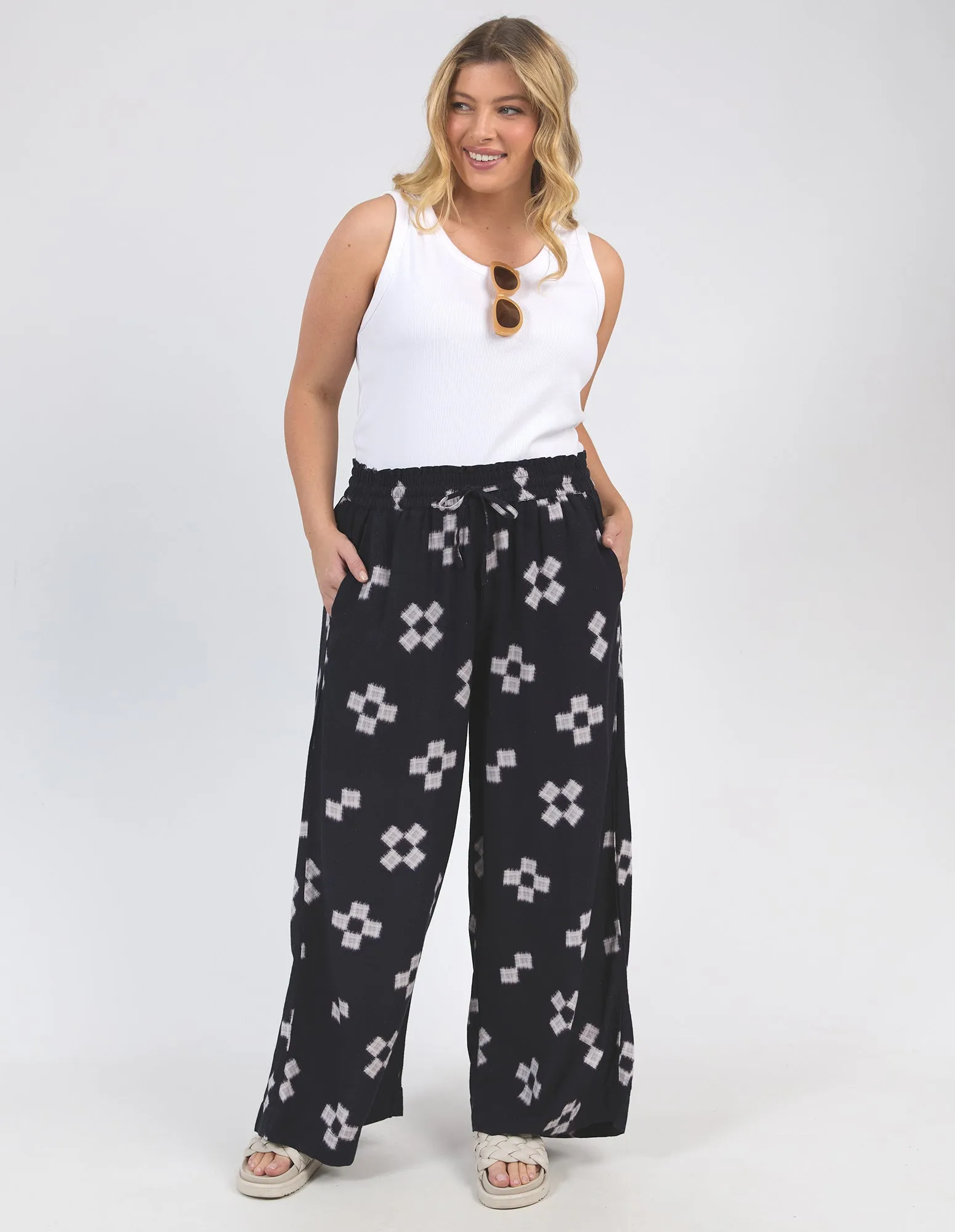POSITANO PANT || NAVY