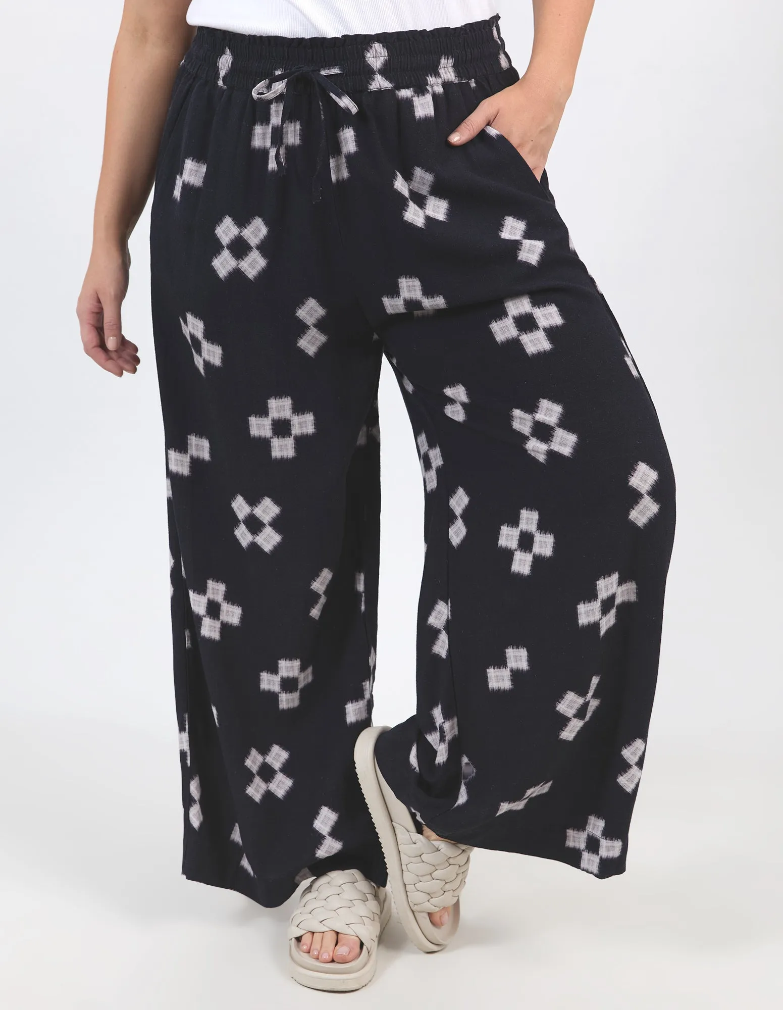 POSITANO PANT || NAVY