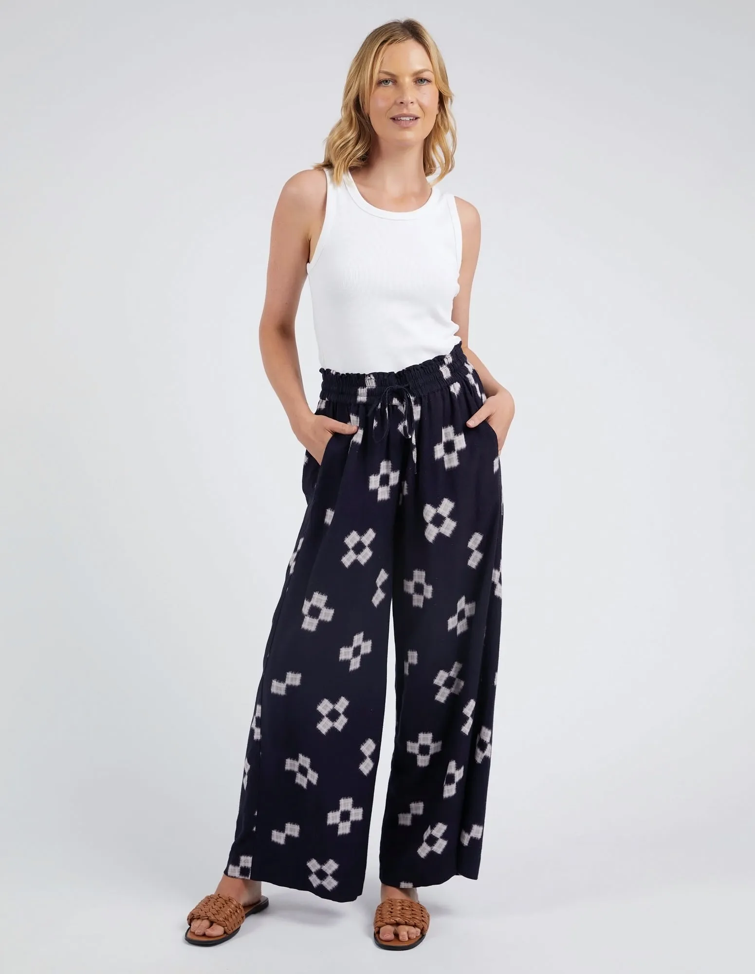POSITANO PANT || NAVY