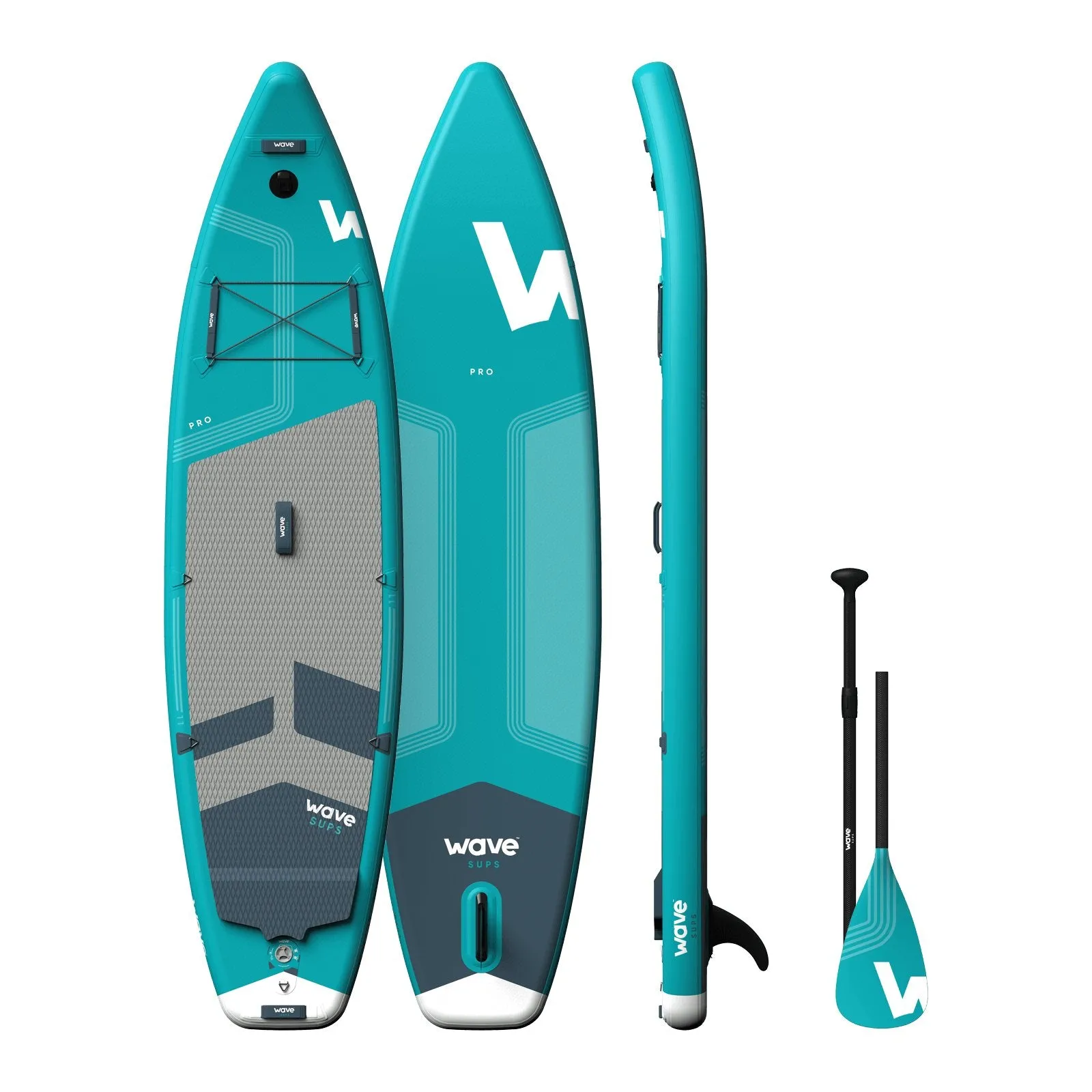 Pro SUP | Inflatable Stand-Up Paddle Board | 10/11ft | Aqua