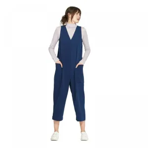 Prologue Women's Wide Leg Sleeveless V-Neck Jumpsuit