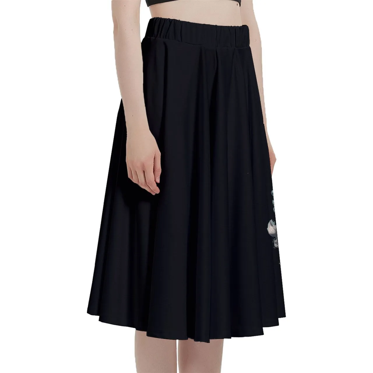 Puppy Pop Shoppe Midi Skirt With Pocket