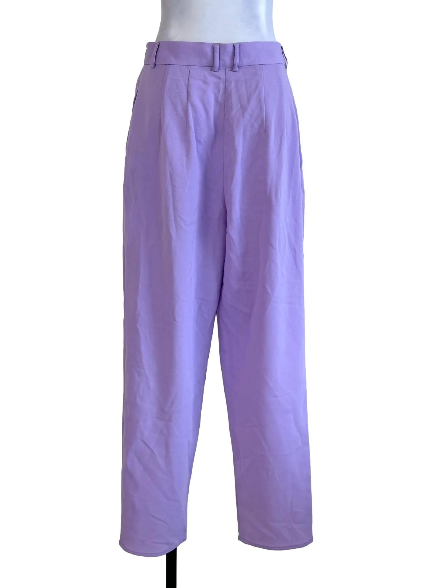 Purple Straight Pants