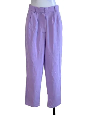Purple Straight Pants