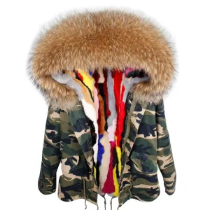 Raccoon Parka "War head"