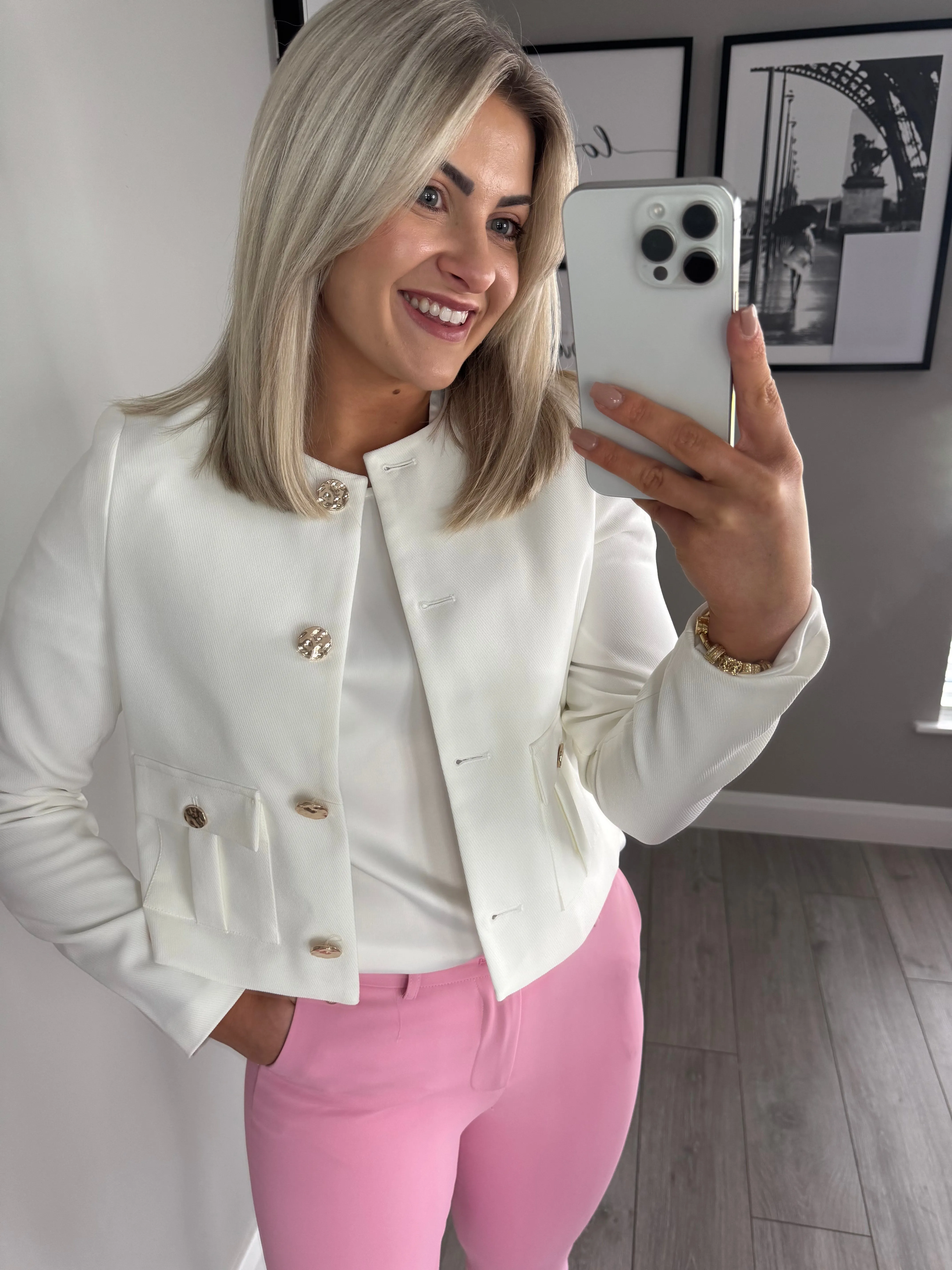 Rant & Rave Libby White Jacket