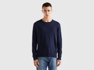 Regular Fit Crew Neck Pure Merino Wool Sweater