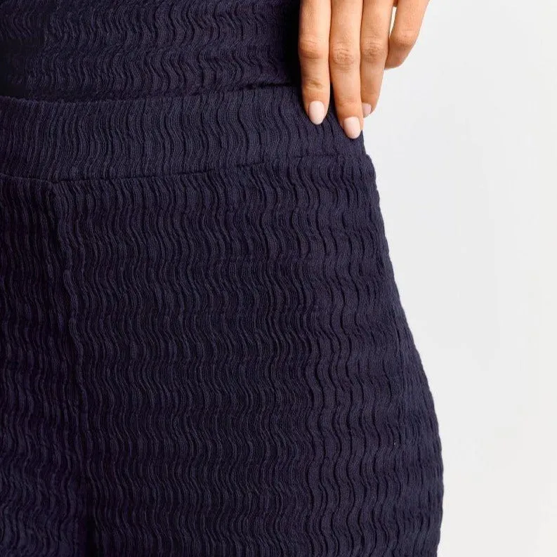 Rich & Royal Crinkled Straight Leg Pant