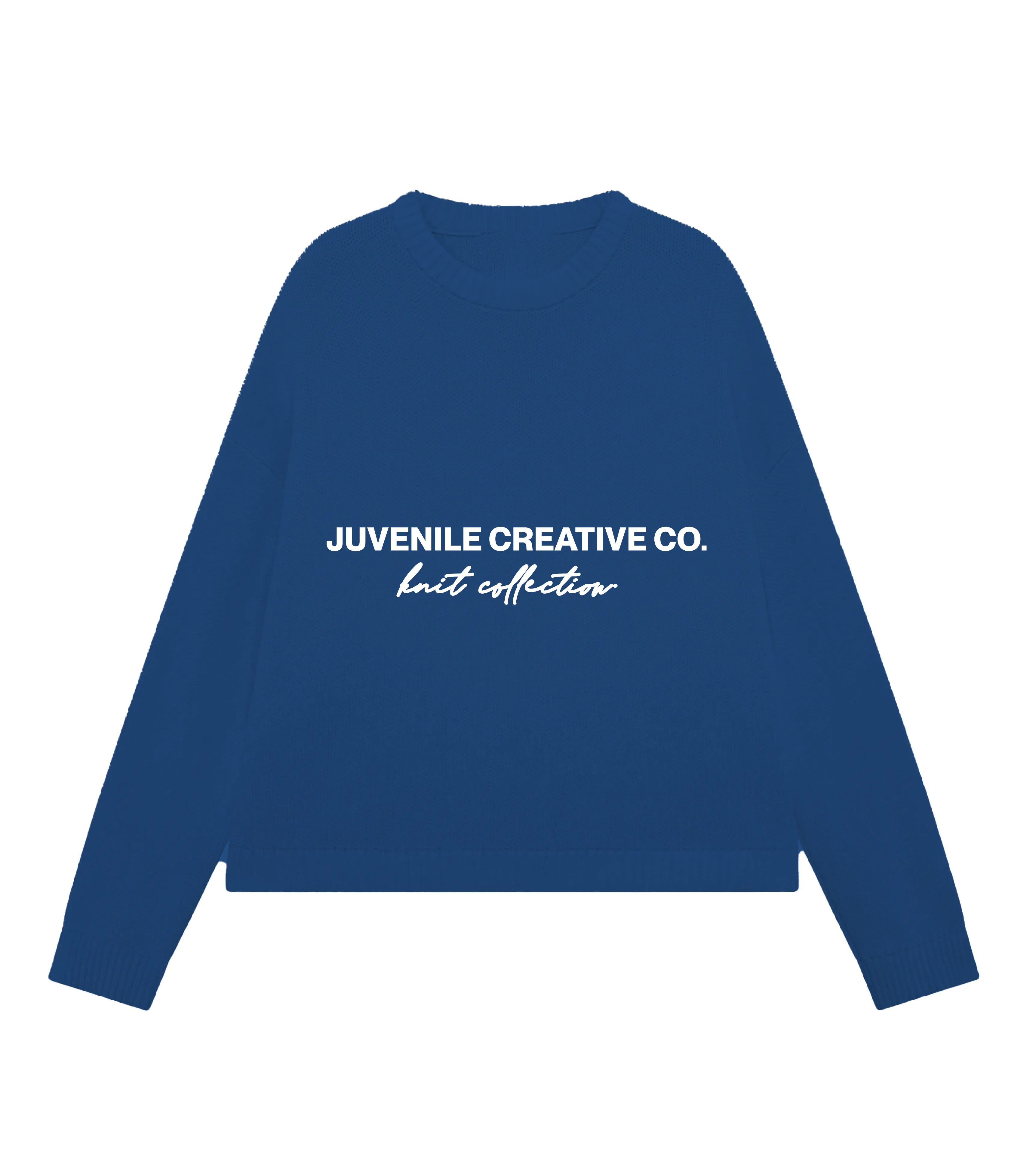ROYAL BLUE KNIT SWEATER