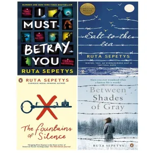 Ruta Sepetys Collection 4 Books Set I Must Betray You,Salt to the Sea,Fountains
