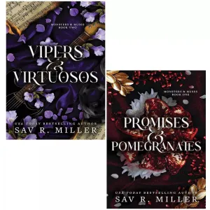 Sav R. Miller Collection 2 Books Set (Vipers Virtuosos, Promises Pomegranates)