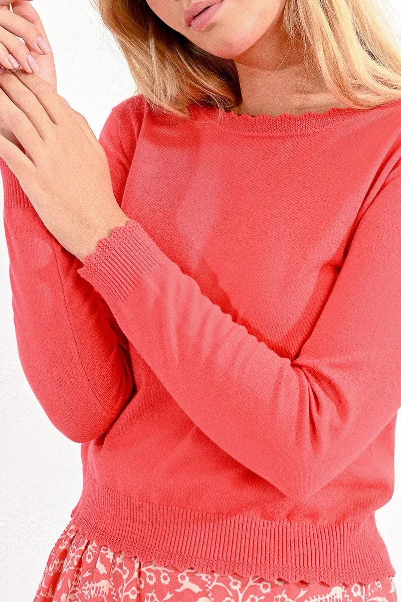 SCALOPPED JUMPER