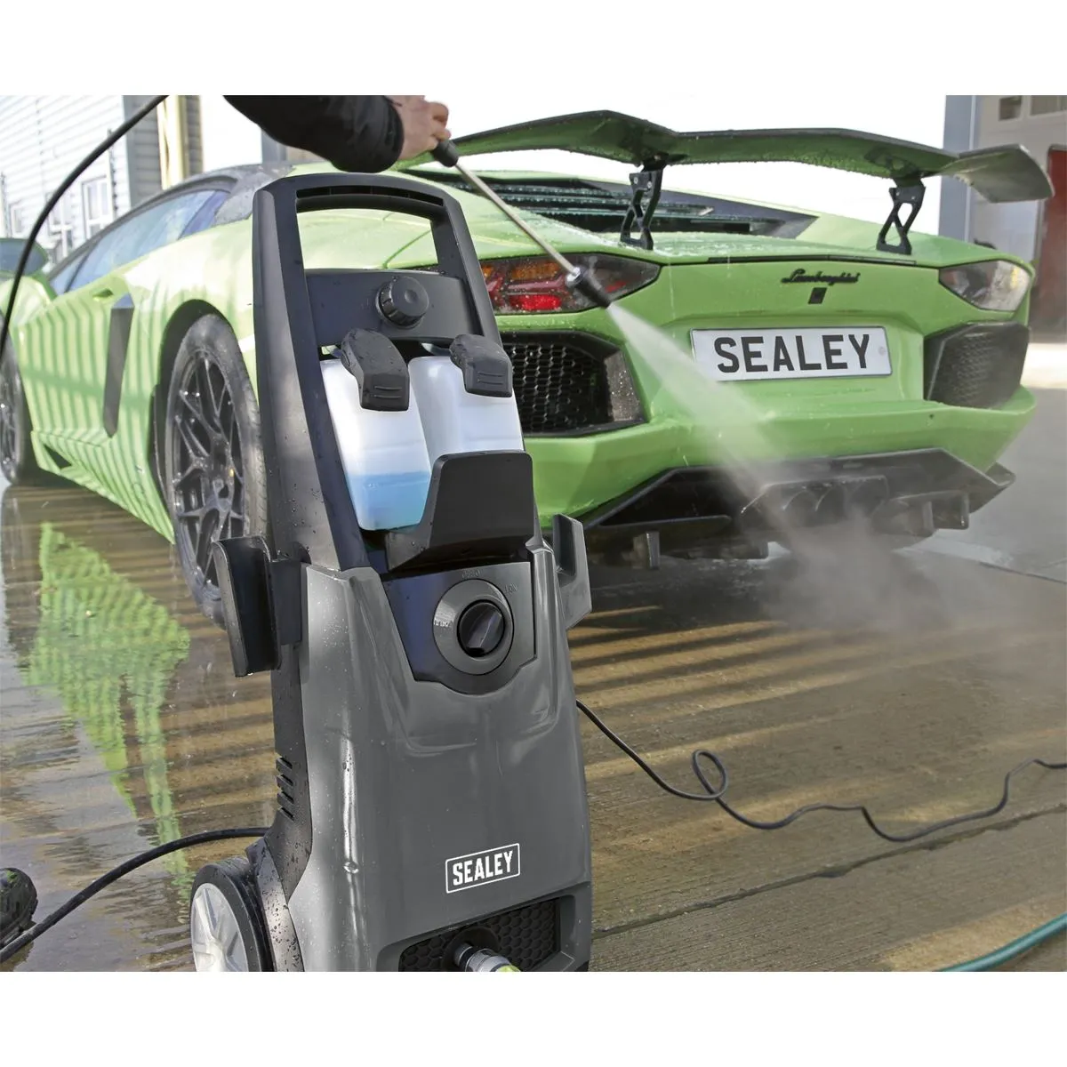 Sealey Pressure Washer 140bar with TSS & Rotablast® Nozzle 230V
