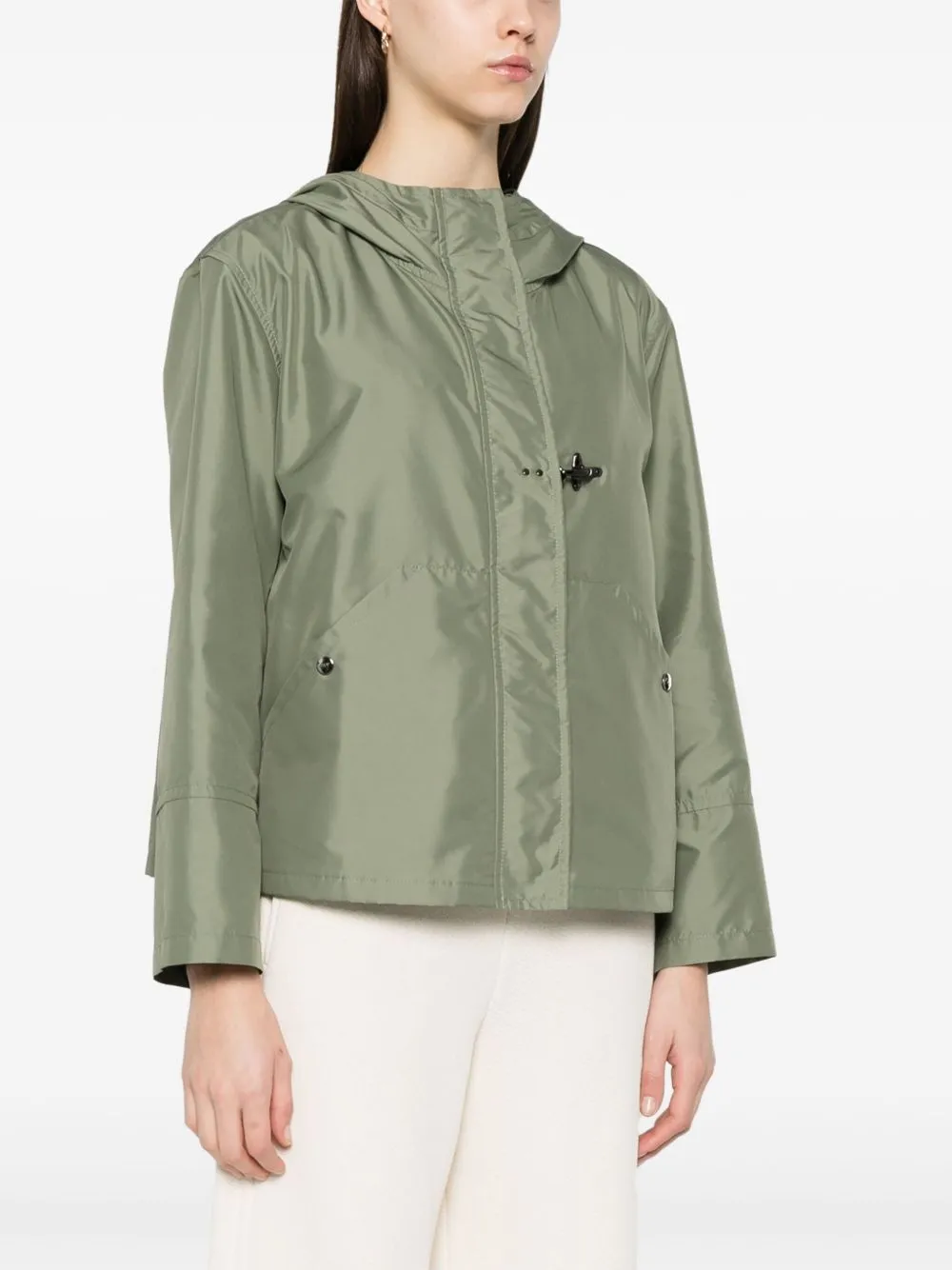 Short parka coat