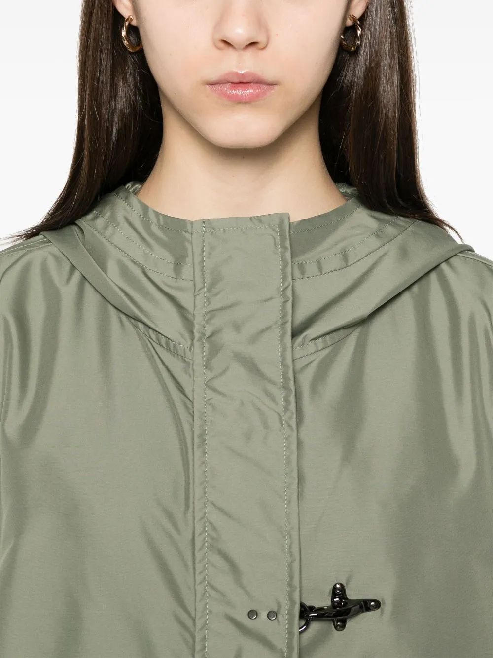 Short parka coat