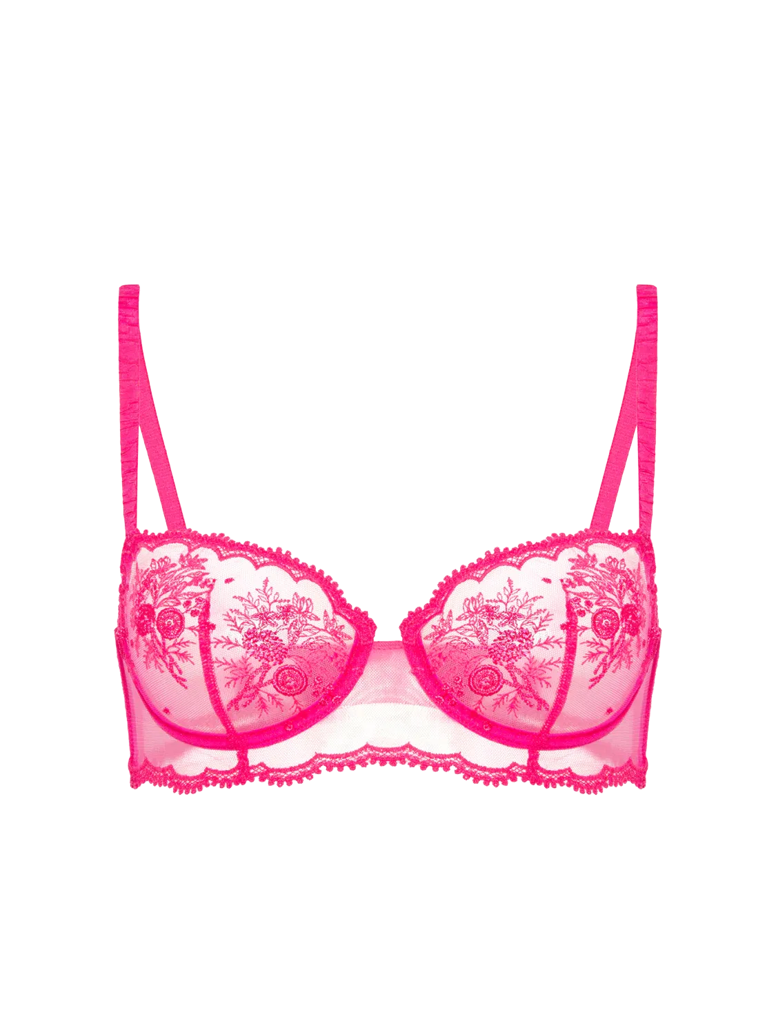 Simone Perele - Intrigue Half Cup Bra | Disco Pink