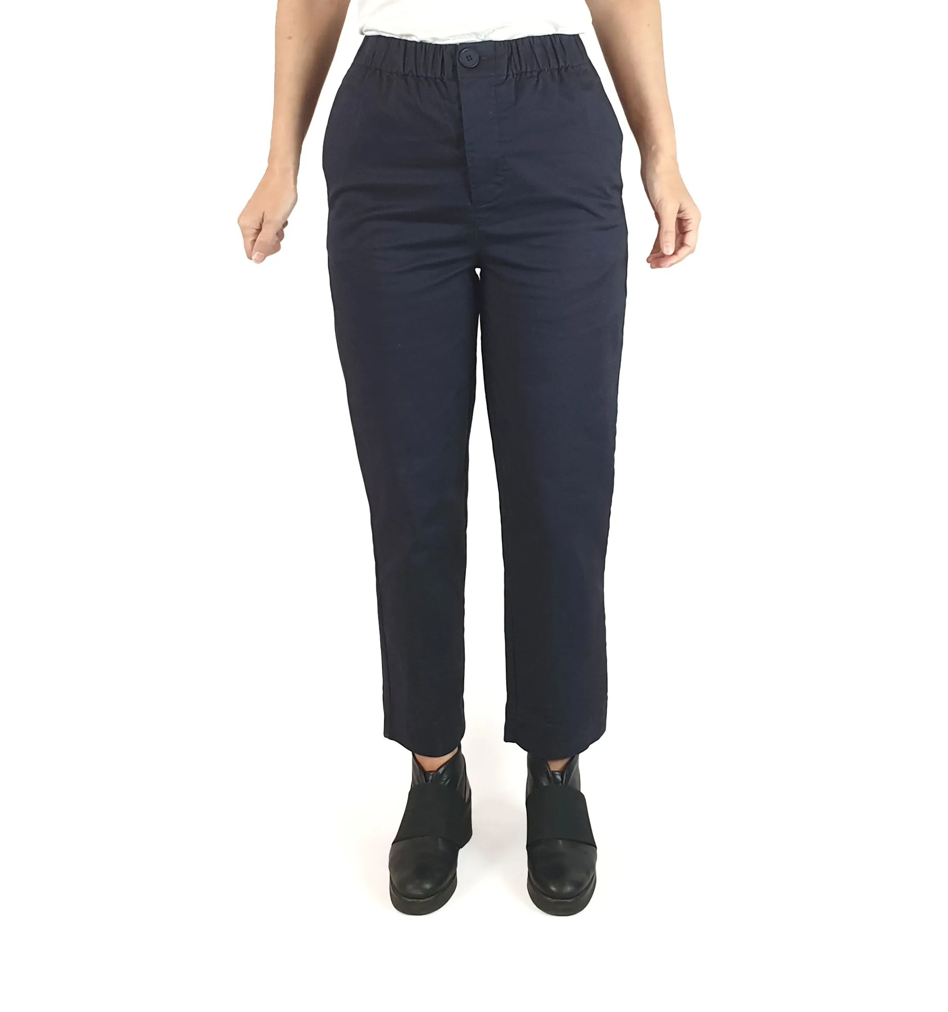 Skin & Threads navy straight leg pants size 0 (fits 6-8)