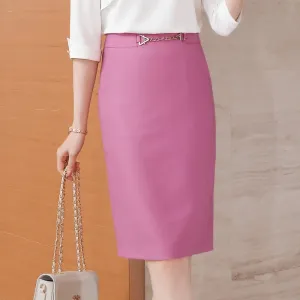 Skirt women Summer High-waiste Midi Pencil Skirt