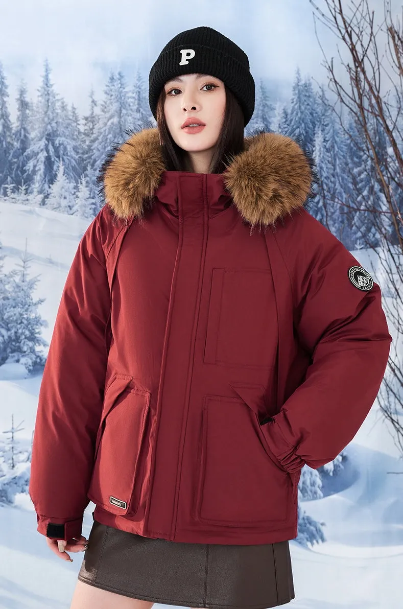 Slinky Cargo Style Zip Up Parka for Windproof Protection