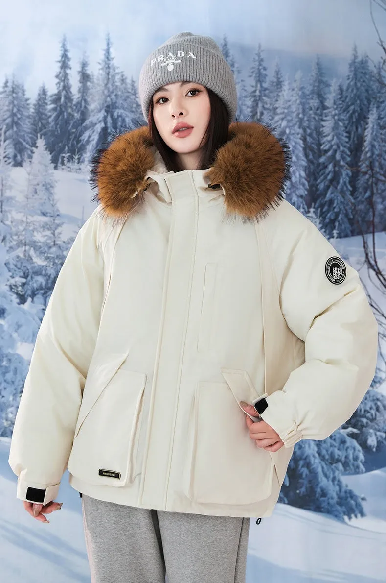 Slinky Cargo Style Zip Up Parka for Windproof Protection