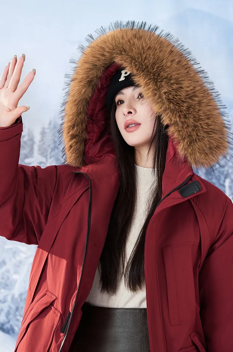 Slinky Cargo Style Zip Up Parka for Windproof Protection