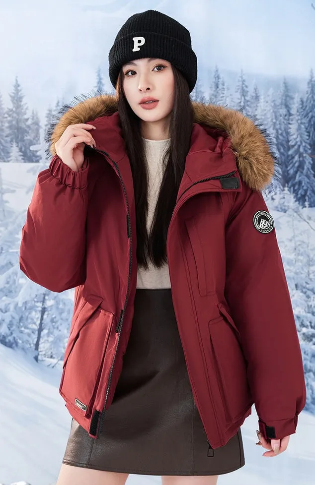 Slinky Cargo Style Zip Up Parka for Windproof Protection