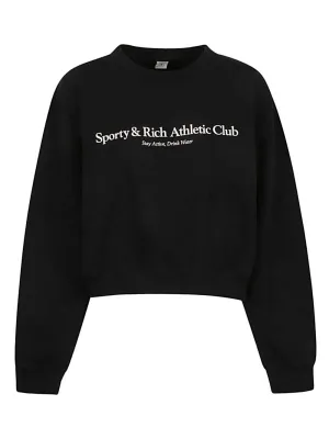 SPORTY & RICH MAIN Sweaters Black