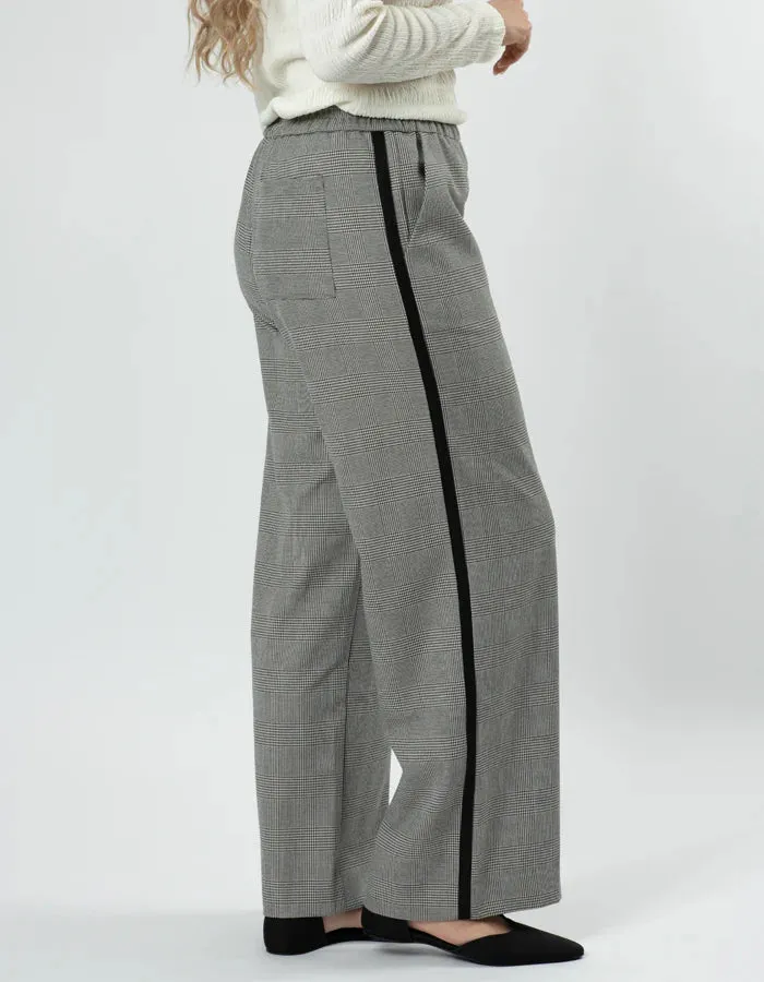 Stella   Gemma LEO PANTS - HOUNDSTOOTH