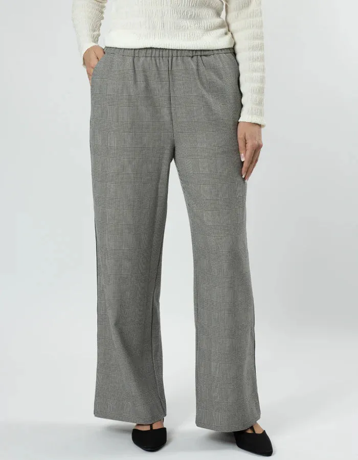 Stella   Gemma LEO PANTS - HOUNDSTOOTH