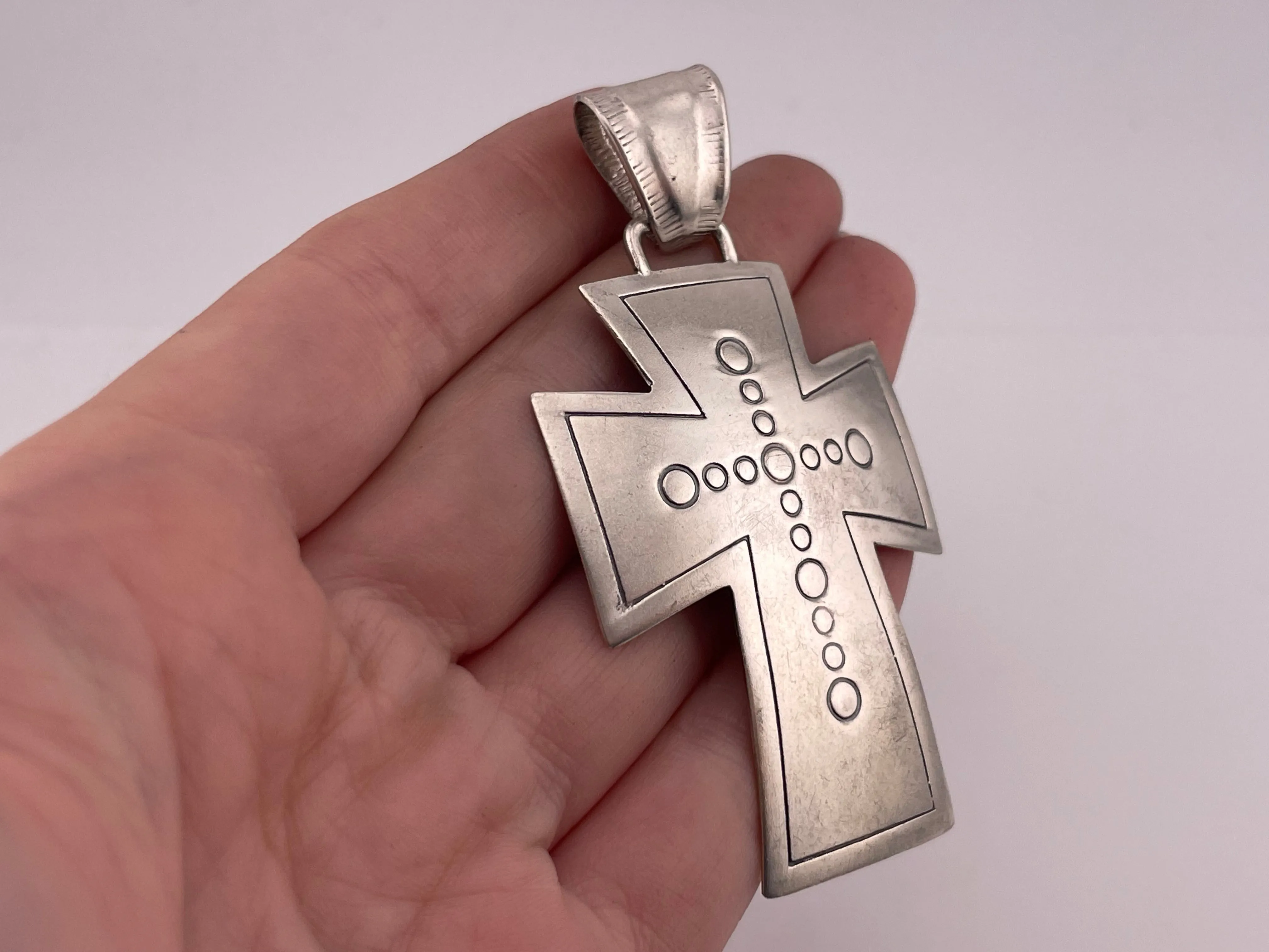 sterling silver cross pendant
