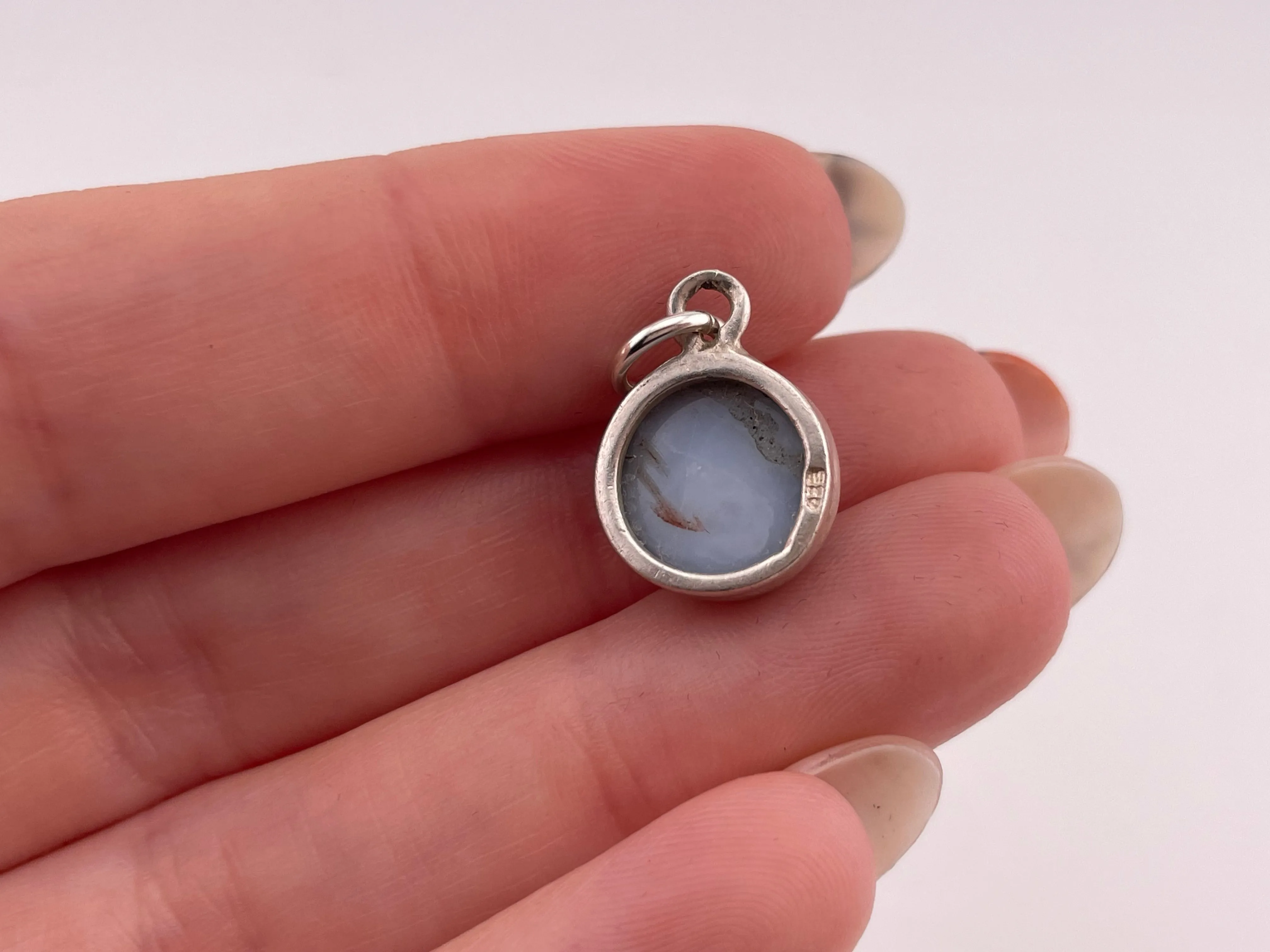 sterling silver gold druzy pendant
