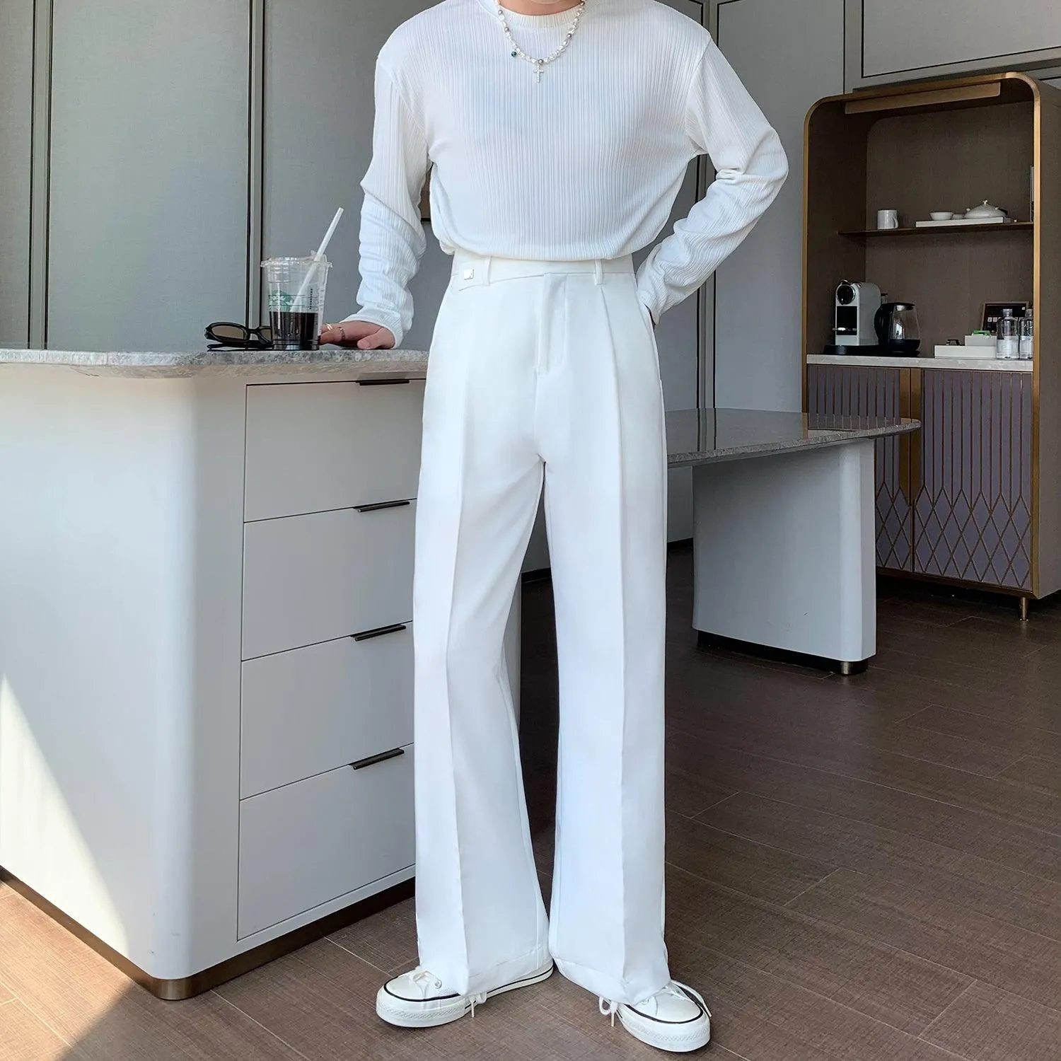 Straight Suit Pants