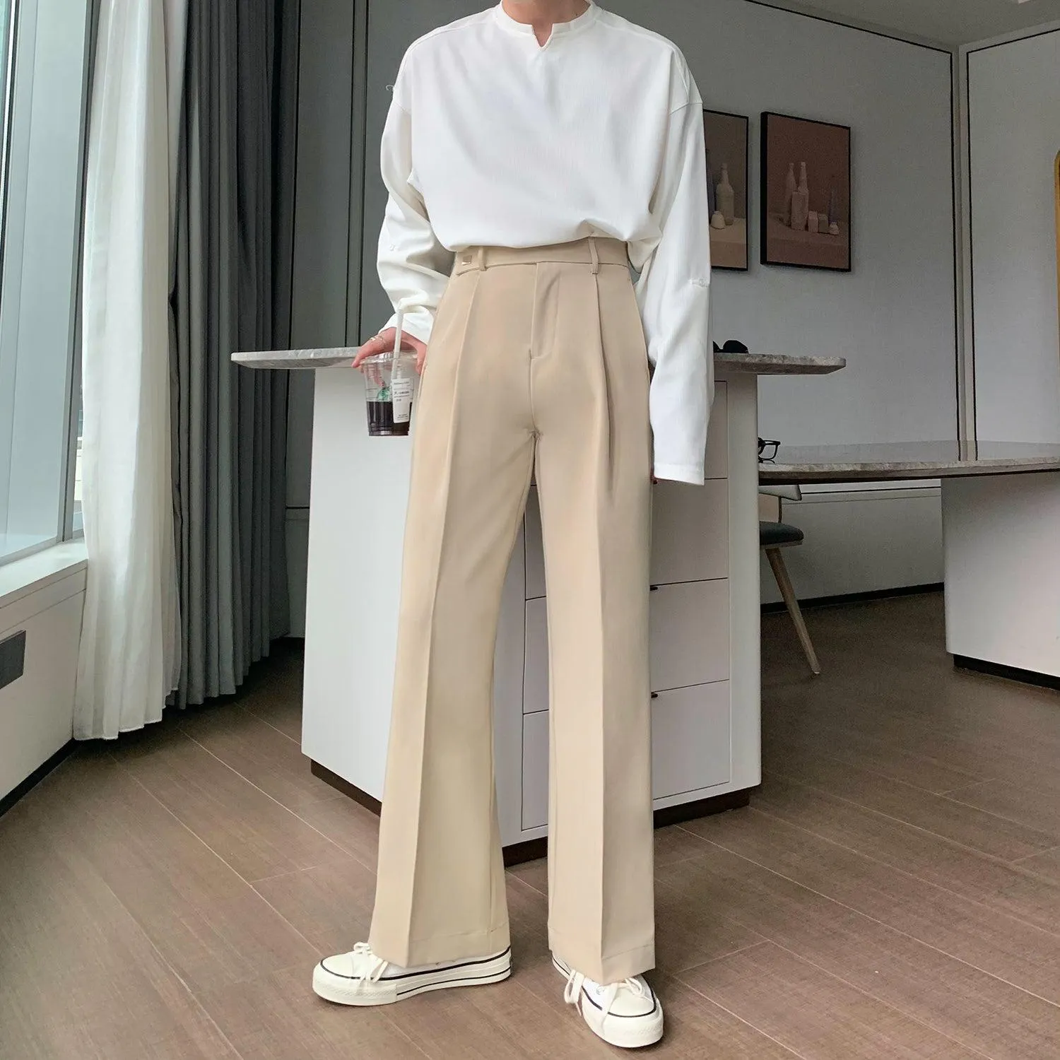Straight Suit Pants