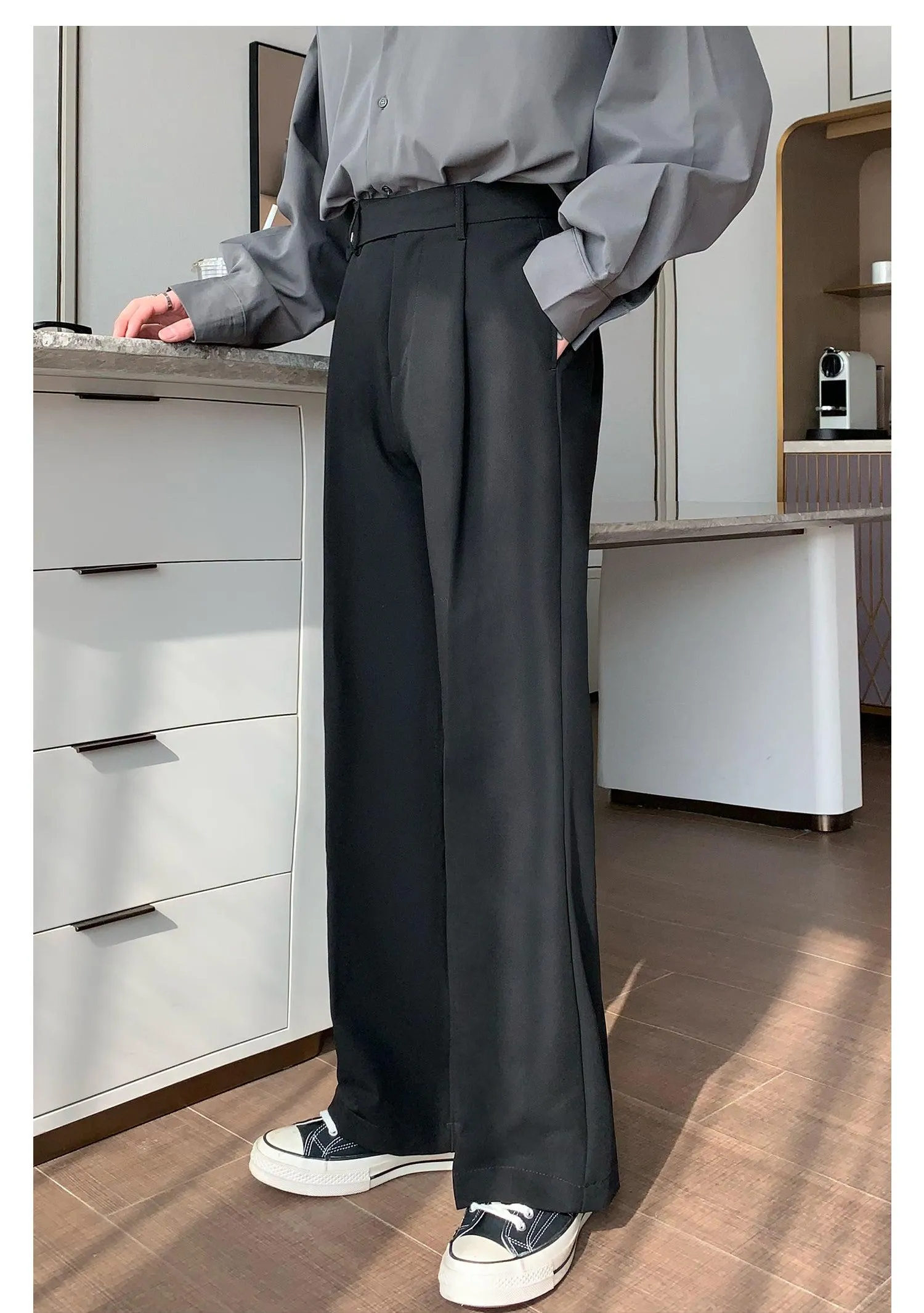 Straight Suit Pants