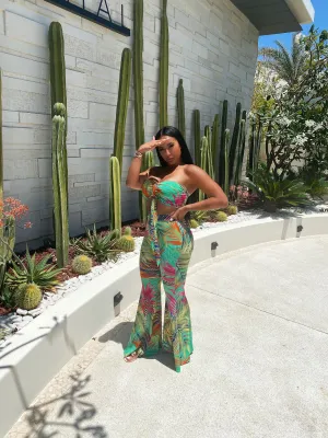 Studio 54 Bell Pants with Tie up Crop Set