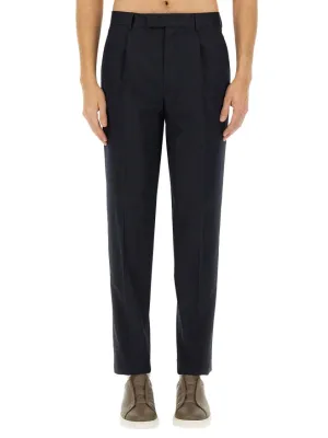 Tailored Black Straight Leg Pants