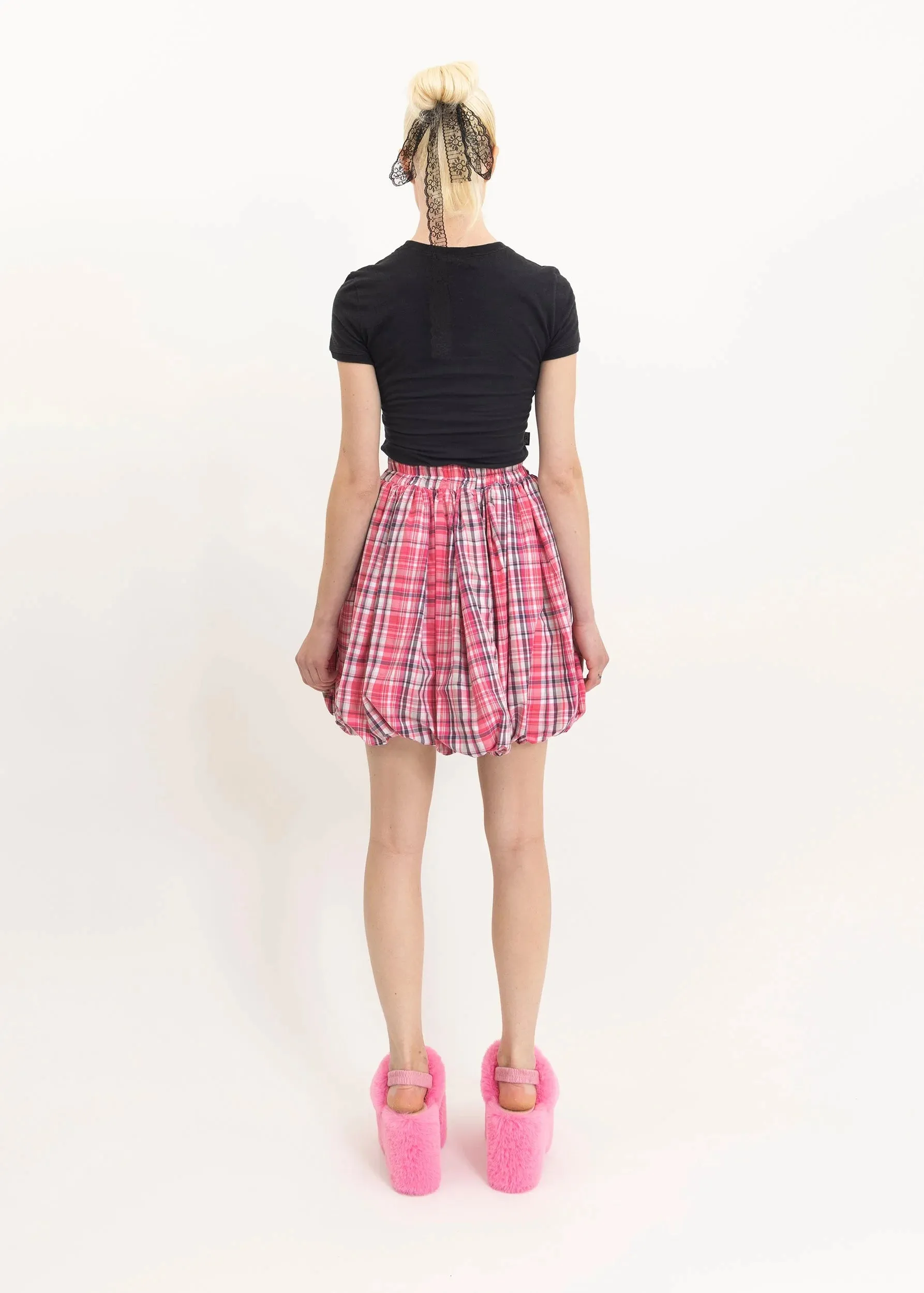Tartan bubble skirt