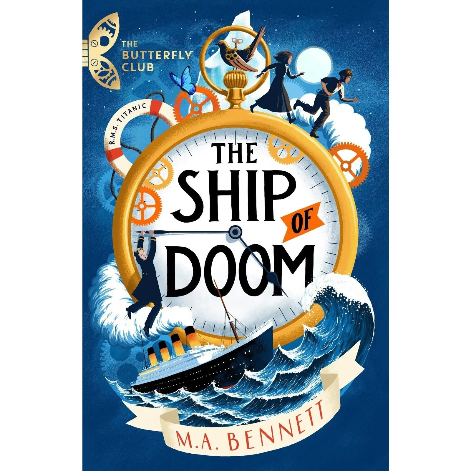 The Butterfly Club Collection 3 Books Set By M.A. Bennett (The Ship of Doom, The Mummy's Curse, The Mona Lisa Mystery)