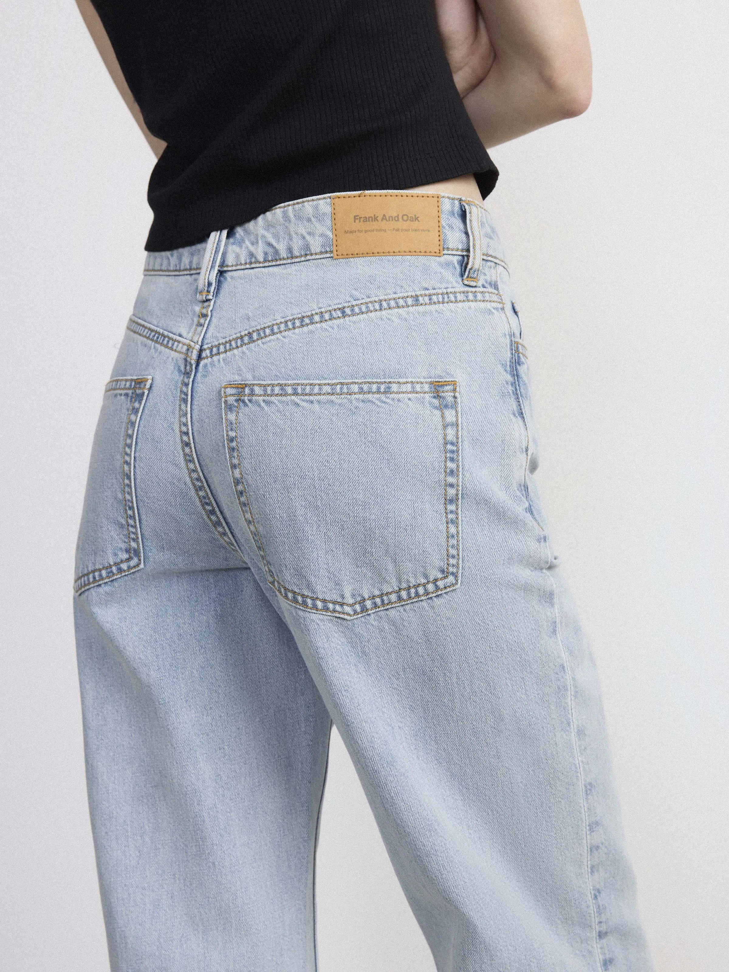 The Courtney Loose Jean in Washed Blue