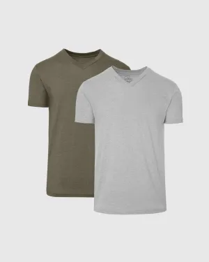 The Heather V-Neck 2-Pack