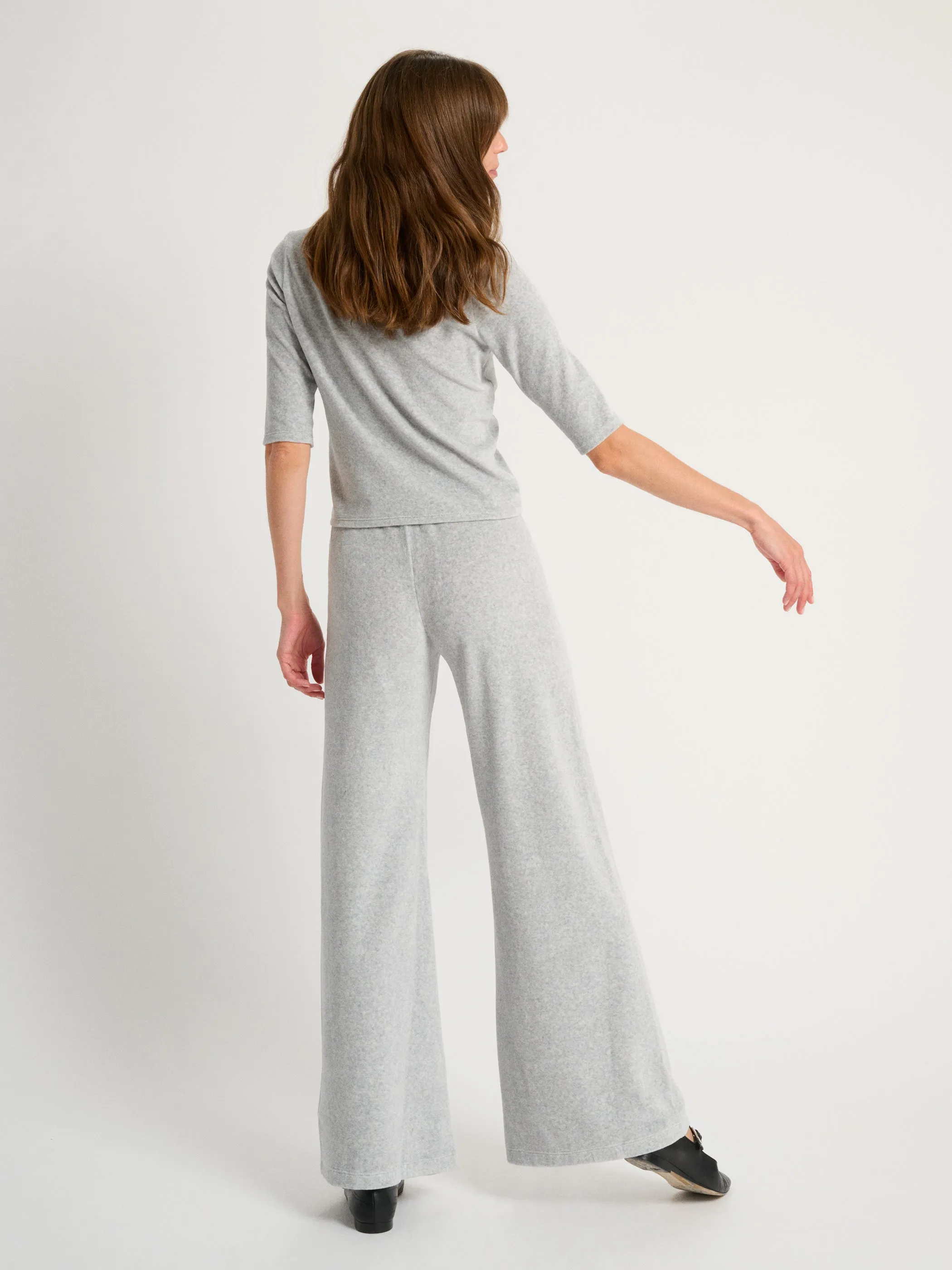 The Zephyra Flare Pants in Velour