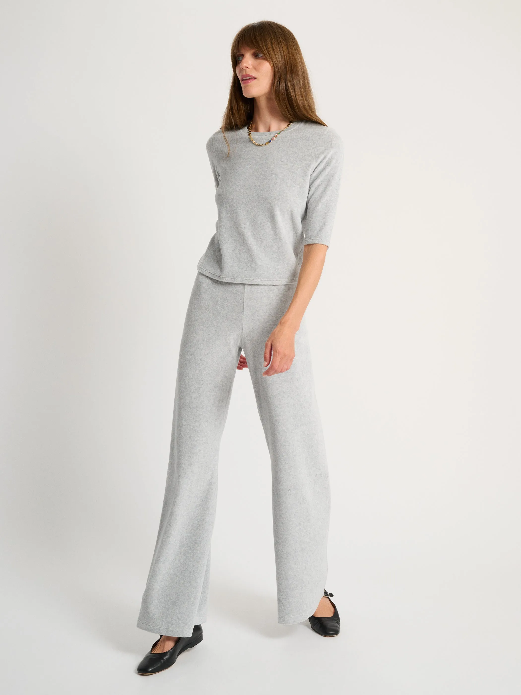 The Zephyra Flare Pants in Velour