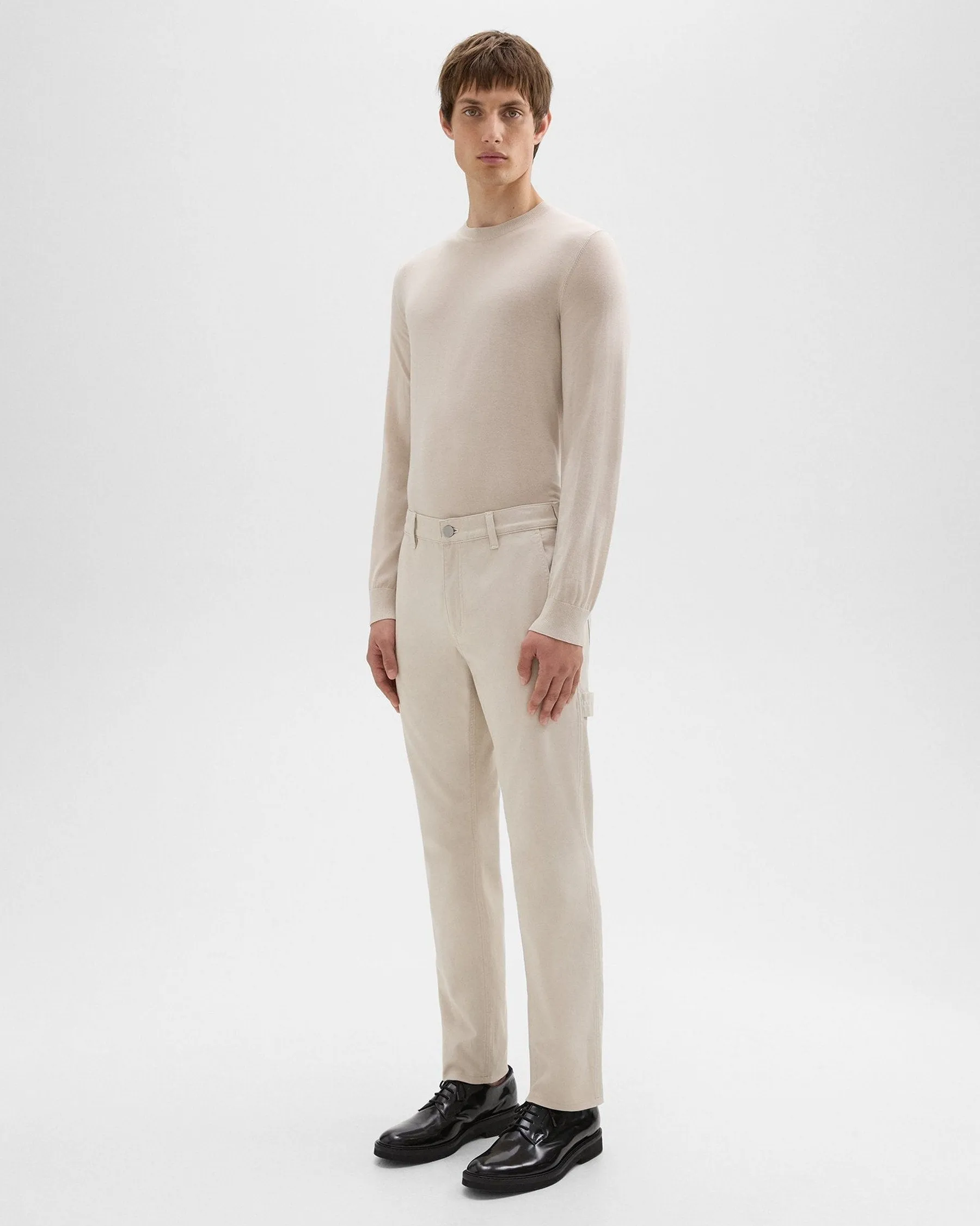 Theory Zaine Carpenter Pant - Ivory