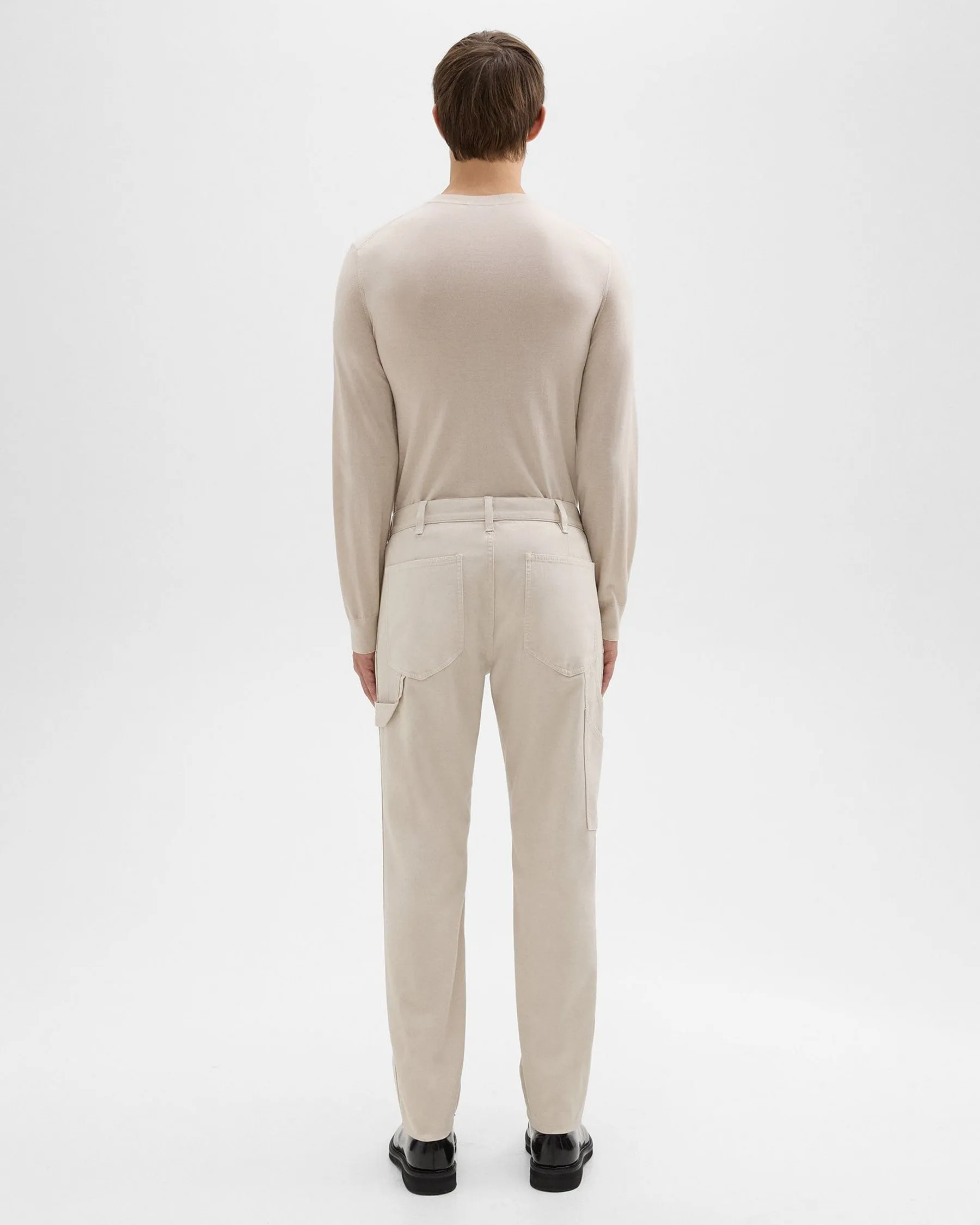 Theory Zaine Carpenter Pant - Ivory